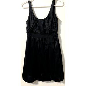 Laundry by Shelli Segal Women's Black Tank Cocktail Dress Size 4 100% Silk